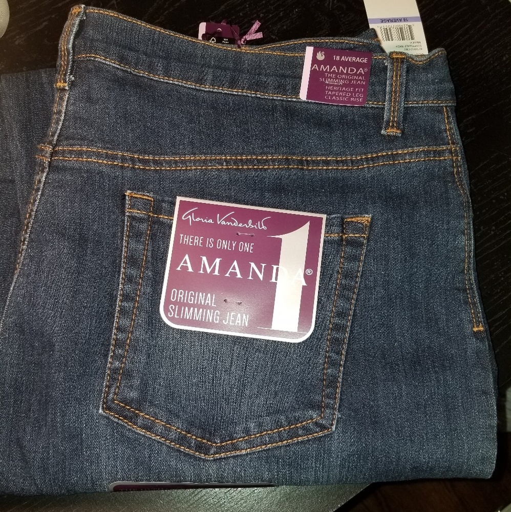 Gloria Vanderbilt Amanda Jean (Medium Denim)